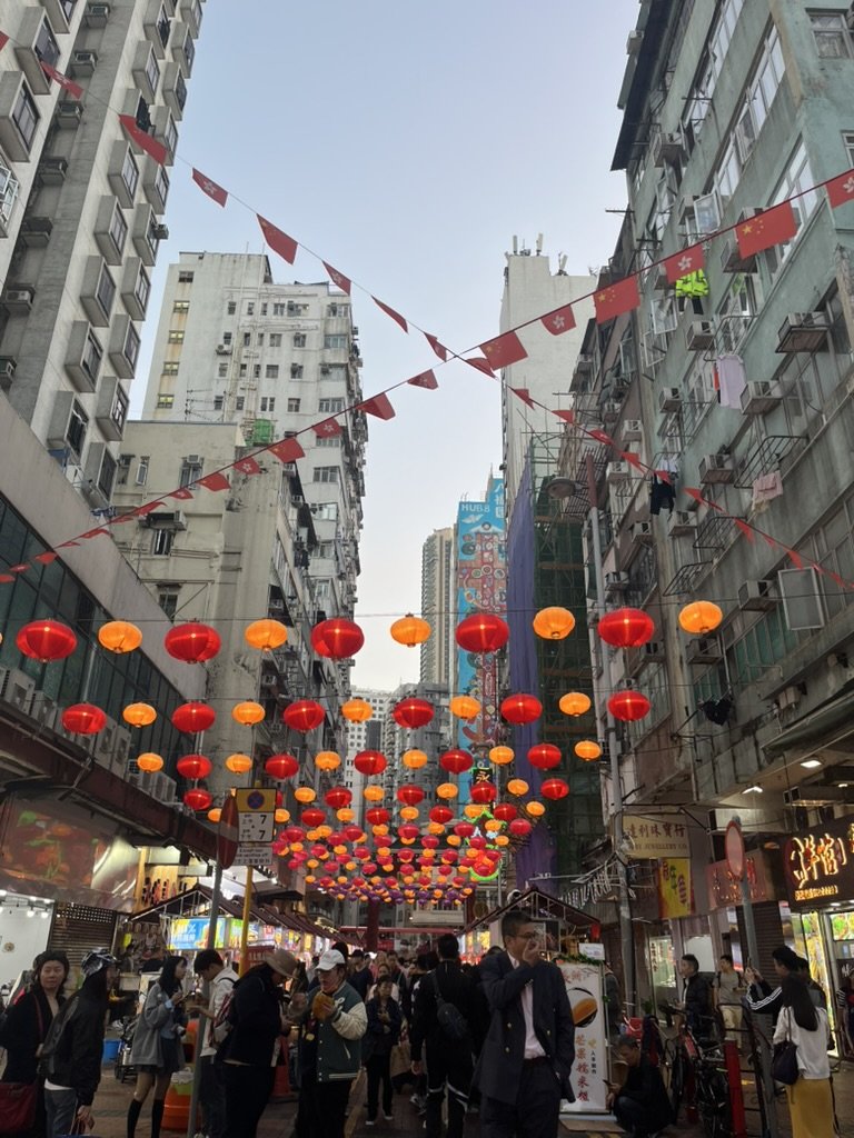 Hong Kong Trip Beyond the Surface: A Strategic 4-Day Itinerary 香港廟街夜市,紅色燈籠高掛的夜晚市集街景